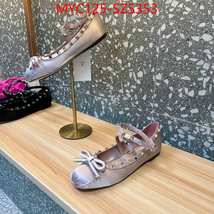 Women Shoes-Valentino aaaaa replica designer ID: SZ5353 $: 125USD