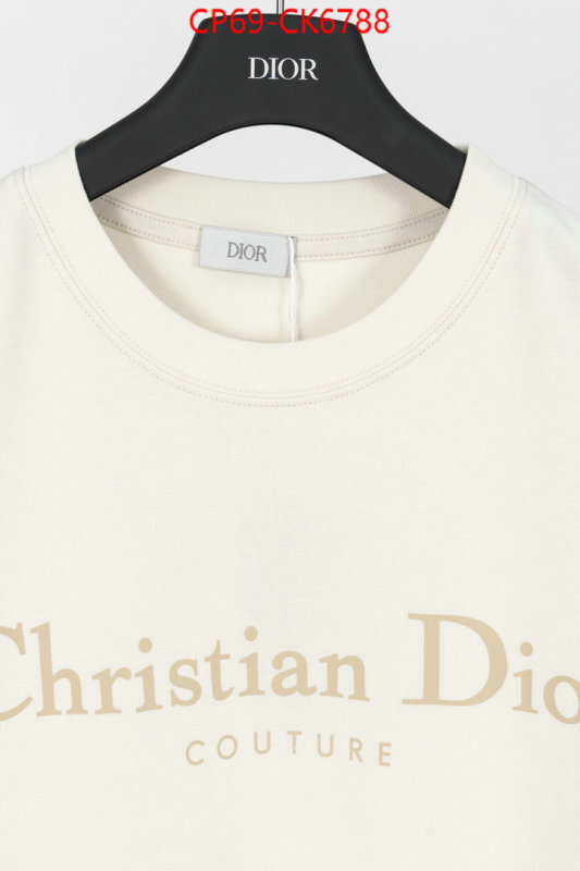Clothing-Dior highest quality replica ID: CK6788 $: 69USD