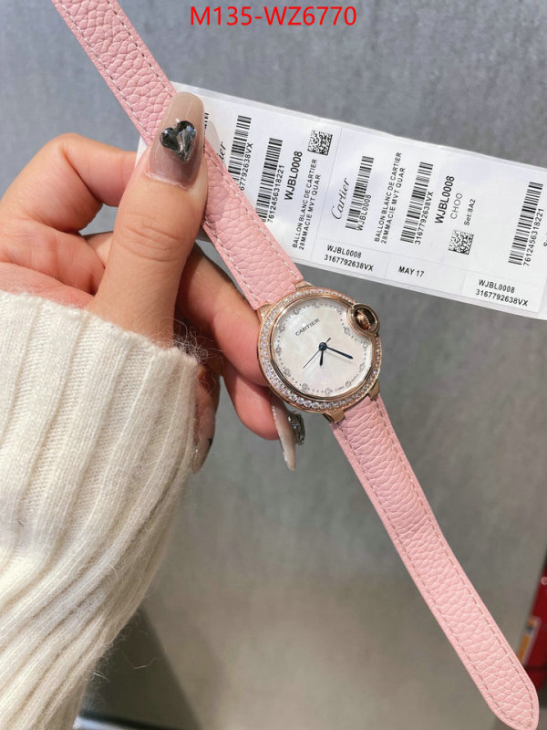 Watch(4A)-Cartier top quality designer replica ID: WZ6770 $: 135USD