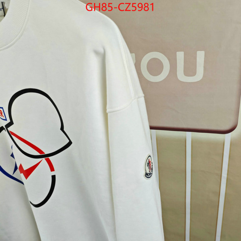 Clothing-Moncler aaaaa+ replica designer ID: CZ5981 $: 85USD