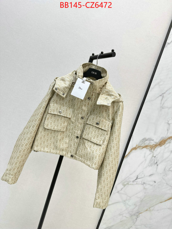 Clothing-Dior best designer replica ID: CZ6472 $: 145USD