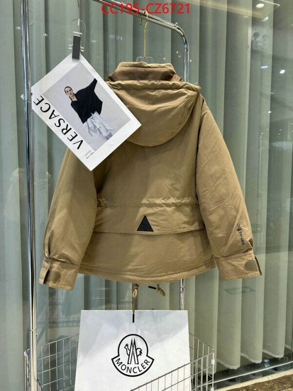 Down jacket Women-Moncler where to buy the best replica ID: CZ6721 $: 195USD