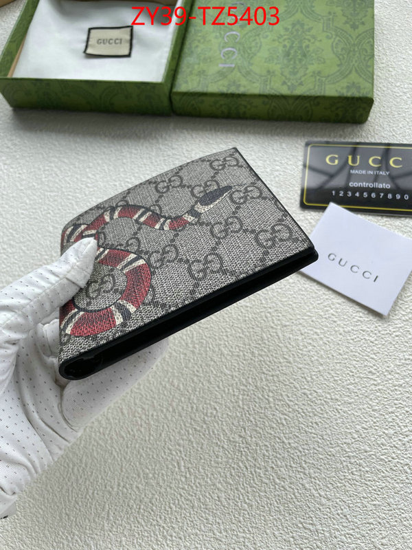 Gucci Bags(4A)-Wallet- buy high-quality fake ID: TZ5403 $: 39USD,