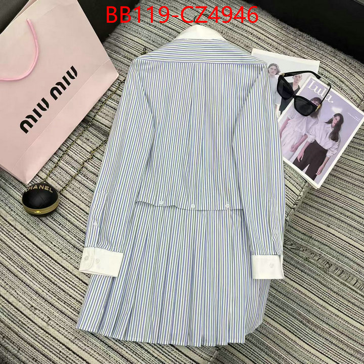 Clothing-MIU MIU fake cheap best online ID: CZ4946 $: 119USD