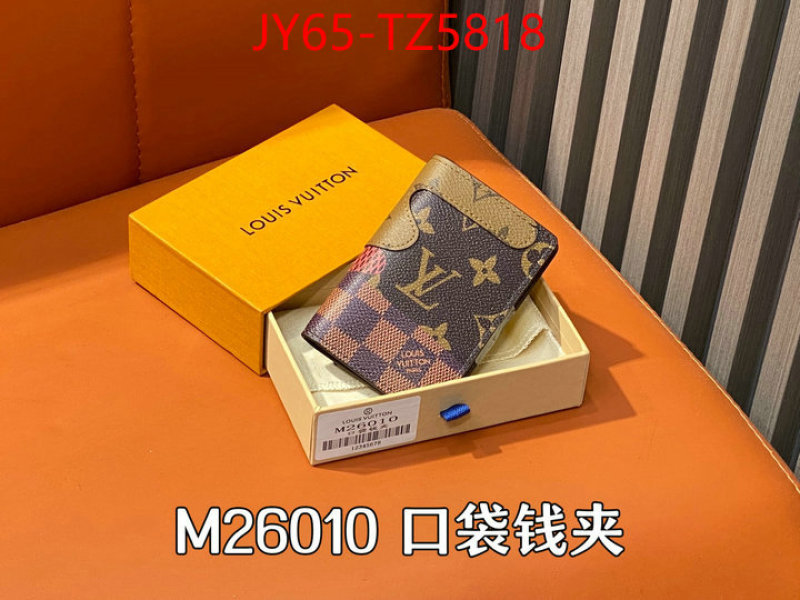 LV Bags(TOP)-Wallet sell online luxury designer ID: TZ5818 $: 65USD,