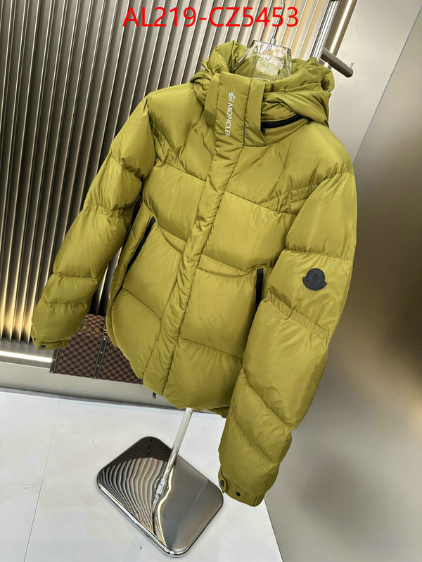 Down jacket Men-Moncler how to start selling replica ID: CZ5453 $: 219USD
