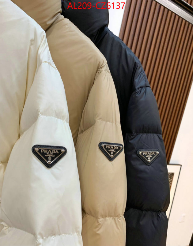 Down jacket Women-Prada the highest quality fake ID: CZ6137 $: 209USD