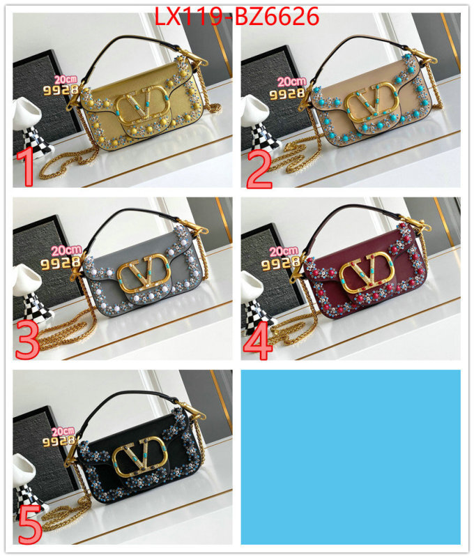 Valentino Bags(4A)-Crossbody- what is top quality replica ID: BZ6626 $: 119USD,