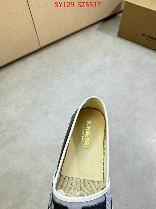 Men Shoes-Burberry aaaaa class replica ID: SZ5517 $: 129USD