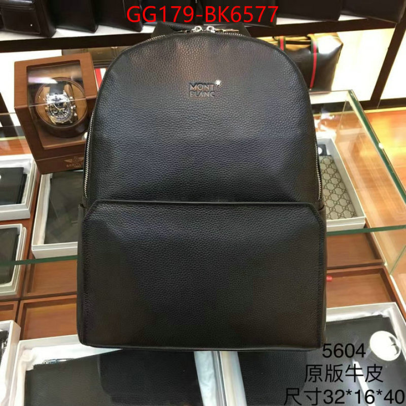 Montblanc Bags(TOP)-Backpack- can i buy replica ID: BK6577 $: 179USD,