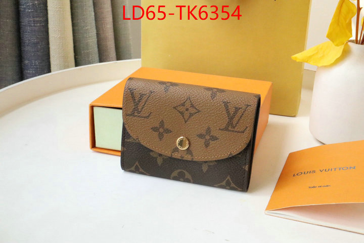 LV Bags(TOP)-Wallet luxury shop ID: TK6354 $: 65USD,