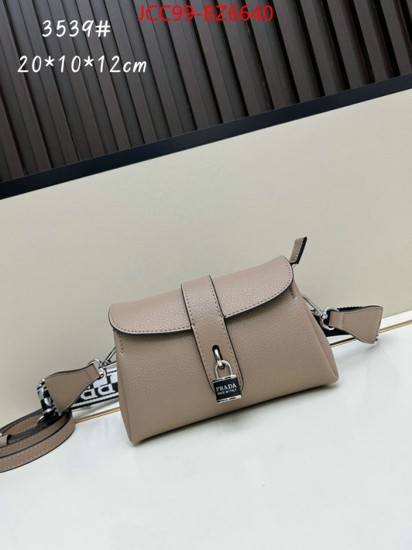 Prada Bags(4A)-Crossbody- designer 7 star replica ID: BZ6640 $: 99USD,