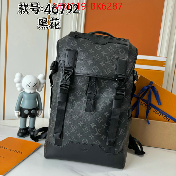 LV Bags(4A)-Backpack- top designer replica ID: BK6287 $: 119USD,