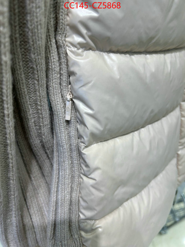 Down jacket Women-Moncler designer wholesale replica ID: CZ5868 $: 145USD