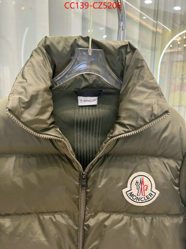 Down jacket Men-Moncler high quality happy copy ID: CZ5206 $: 139USD