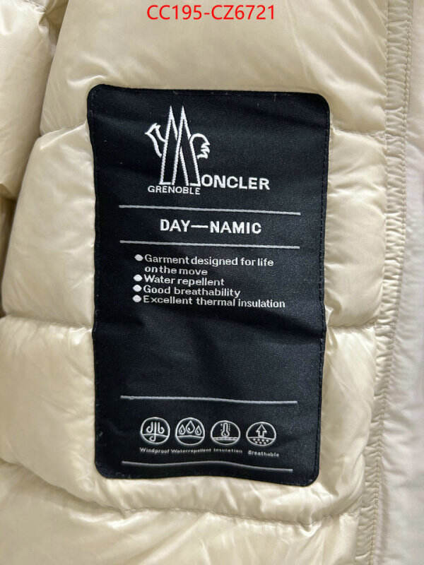 Down jacket Women-Moncler where to buy the best replica ID: CZ6721 $: 195USD