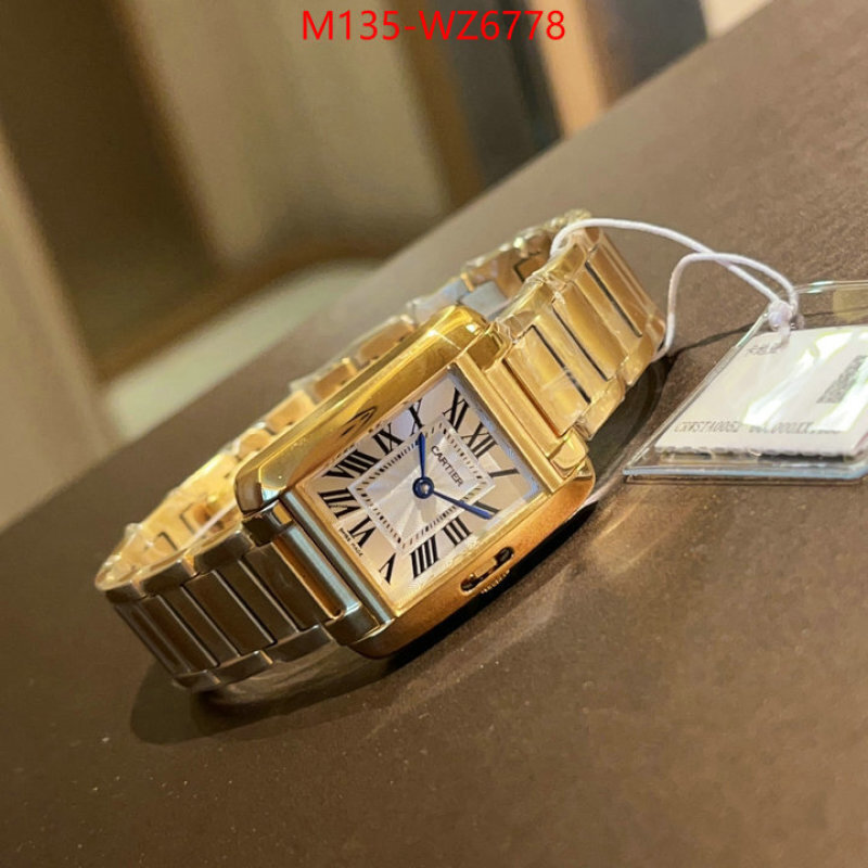 Watch(4A)-Cartier buy best quality replica ID: WZ6778 $: 135USD