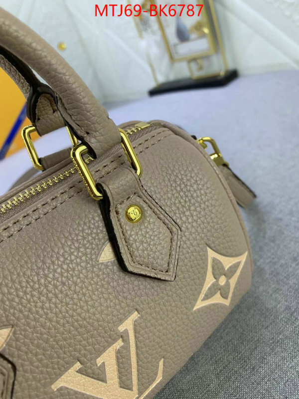 LV Bags(4A)-Speedy- highest quality replica ID: BK6787 $: 69USD,
