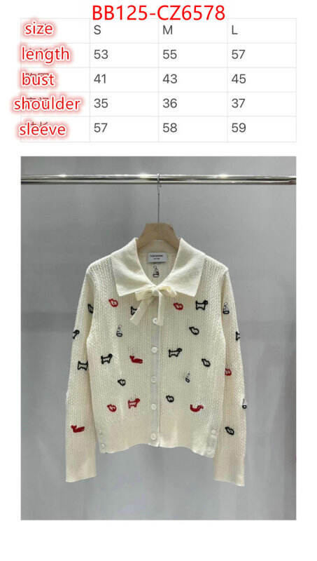 Clothing-Thom Browne high-end designer ID: CZ6578 $: 125USD