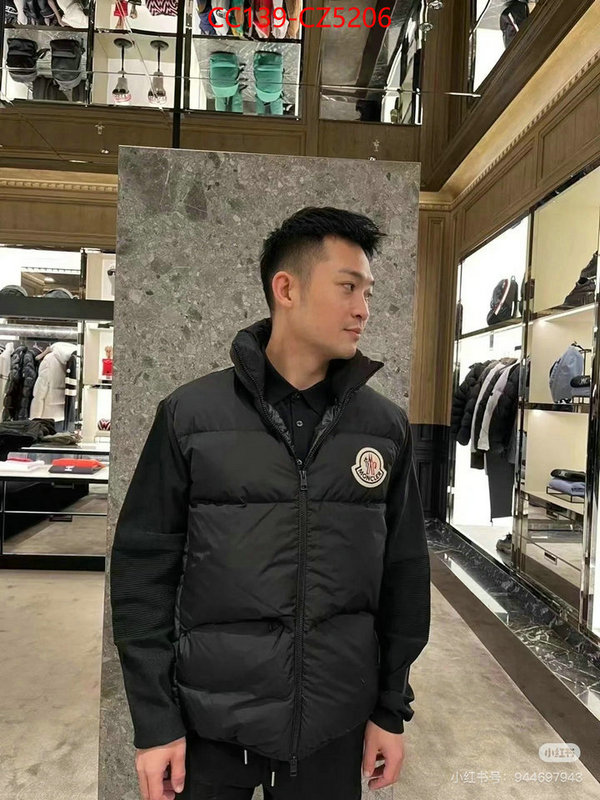 Down jacket Men-Moncler high quality happy copy ID: CZ5206 $: 139USD