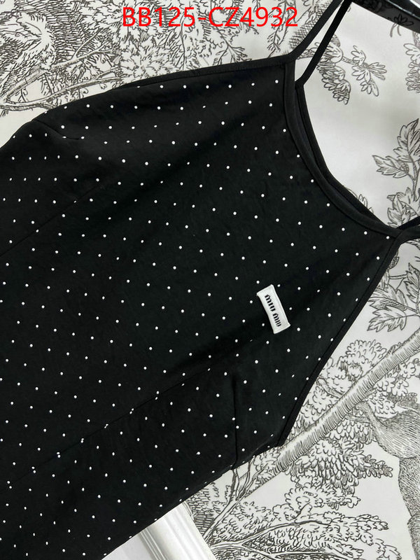 Clothing-MIU MIU replica 1:1 high quality ID: CZ4932 $: 125USD