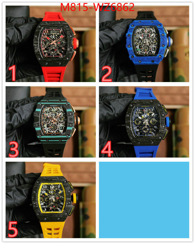 Watch(TOP)-Richard Mille best quality fake ID: WZ6862 $: 815USD