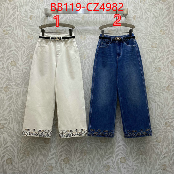 Clothing-Valentino where quality designer replica ID: CZ4982 $: 119USD