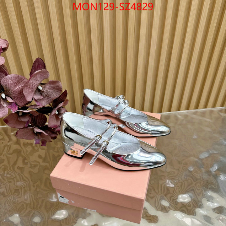 Women Shoes-Miu Miu luxury fake ID: SZ4829 $: 129USD