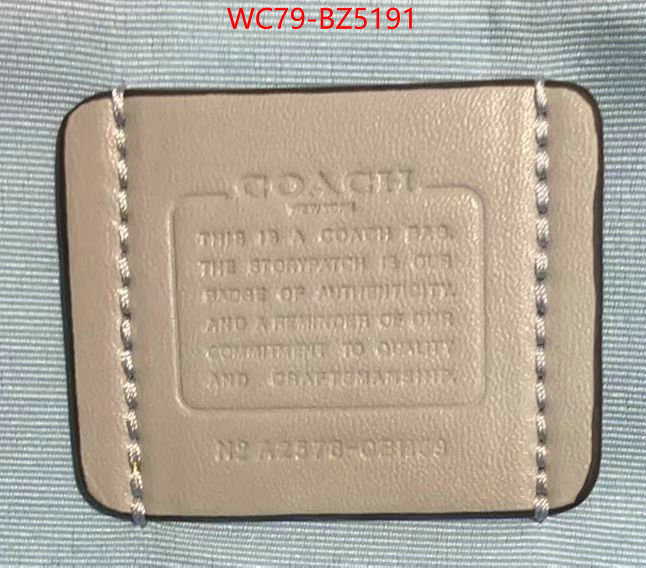 Coach Bags(4A)-Handbag- perfect ID: BZ5191 $: 79USD,