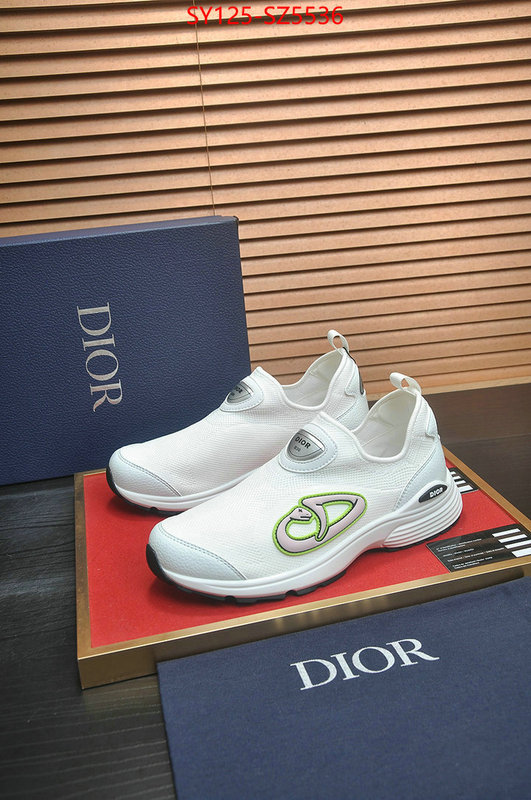 Men shoes-Dior best quality replica ID: SZ5536 $: 125USD