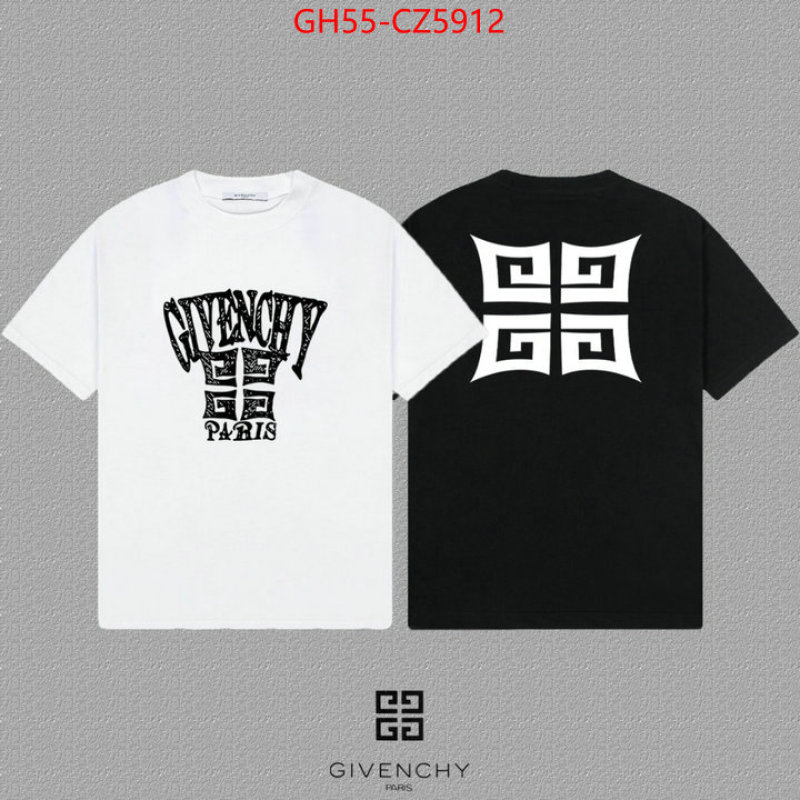 Clothing-Givenchy we provide top cheap aaaaa ID: CZ5912 $: 55USD