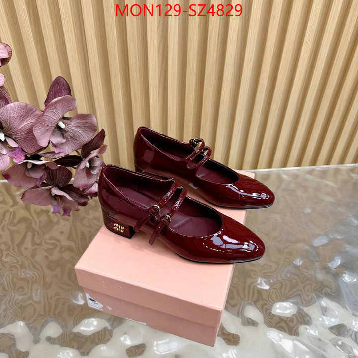 Women Shoes-Miu Miu luxury fake ID: SZ4829 $: 129USD