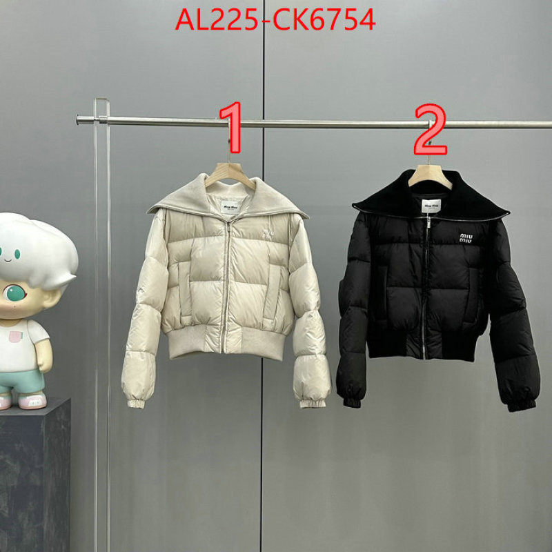 Down jacket Women-Miu Miu best replica 1:1 ID: CK6754 $: 225USD