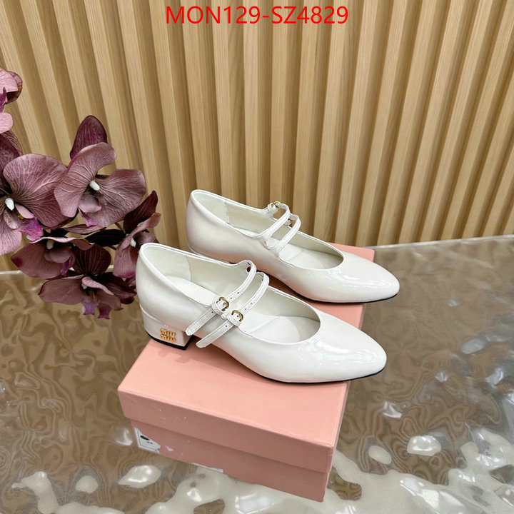 Women Shoes-Miu Miu luxury fake ID: SZ4829 $: 129USD