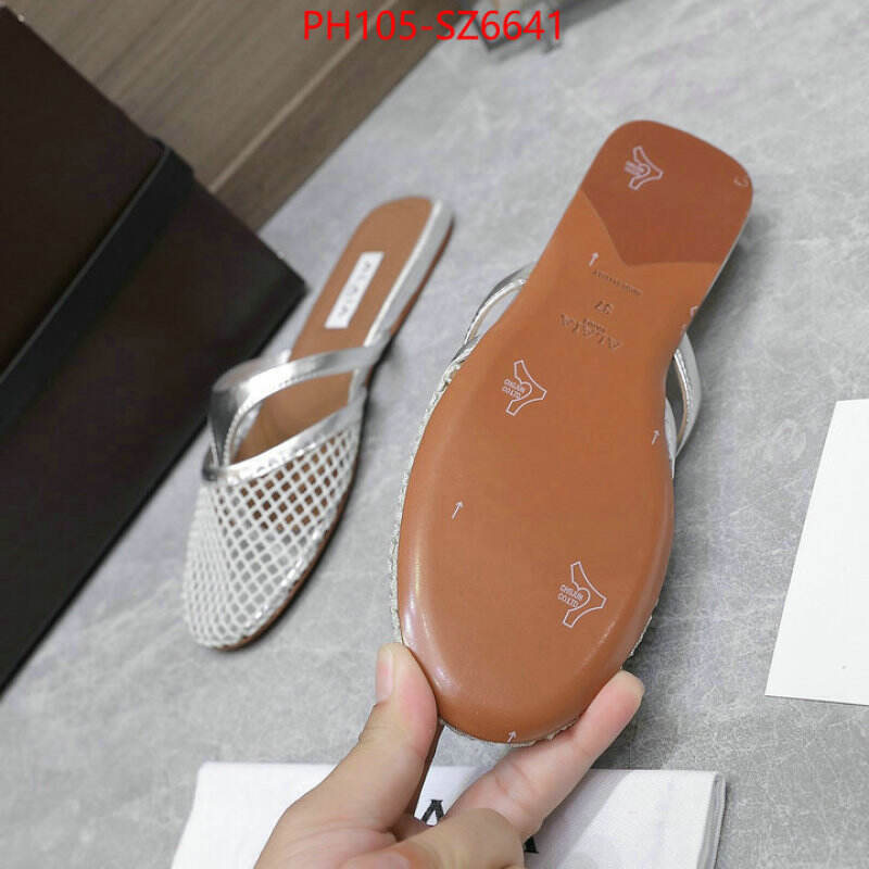 Women Shoes-ALAIA aaaaa+ quality replica ID: SZ6641 $: 105USD