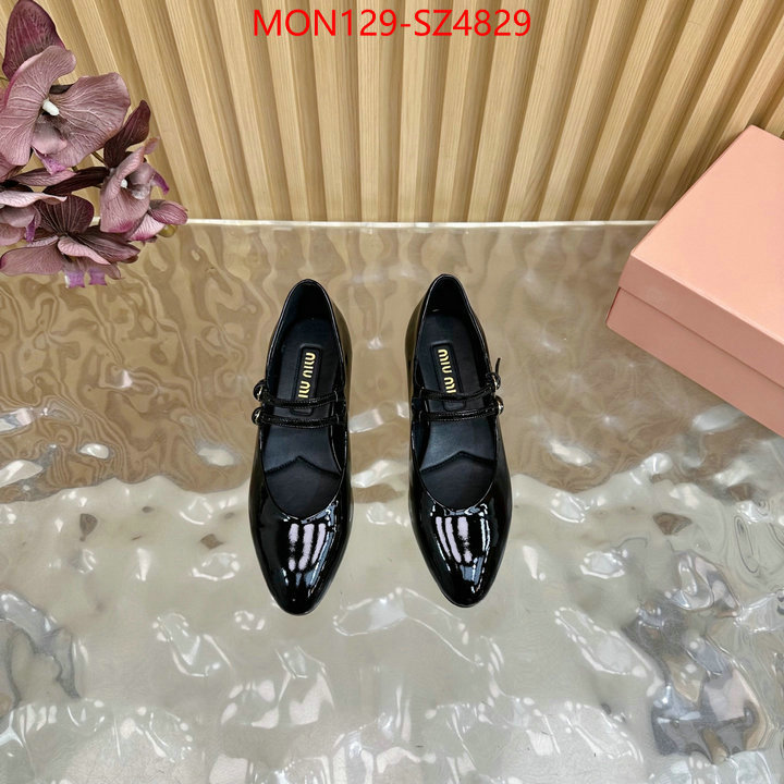 Women Shoes-Miu Miu luxury fake ID: SZ4829 $: 129USD
