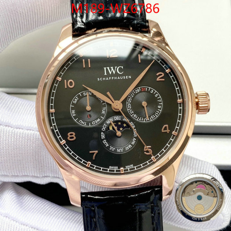Watch(4A)-IWC fake ID: WZ6786 $: 189USD