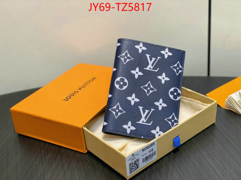 LV Bags(TOP)-Wallet designer fake ID: TZ5817 $: 69USD,