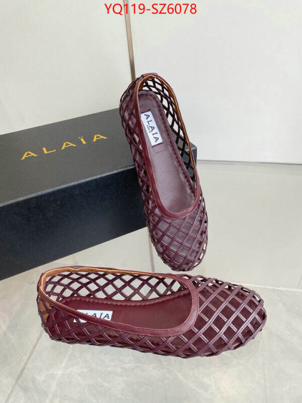 Women Shoes-ALAIA cheap high quality replica ID: SZ6078 $: 119USD