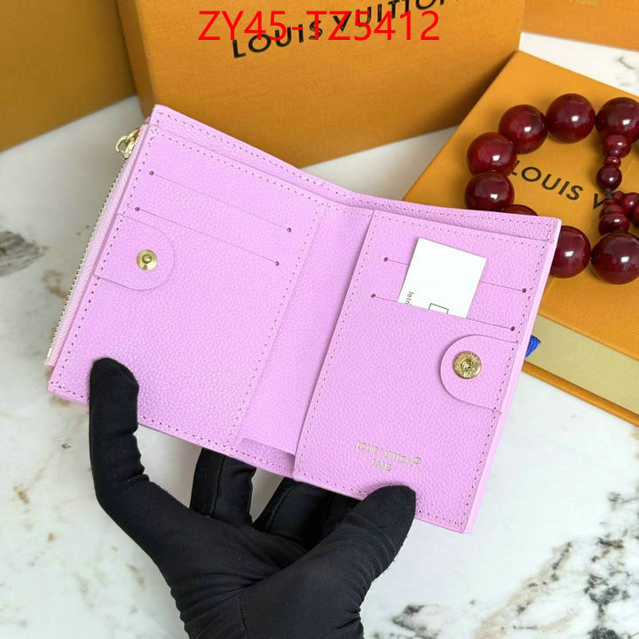 LV Bags(4A)-Wallet top sale ID: TZ5412 $: 45USD,