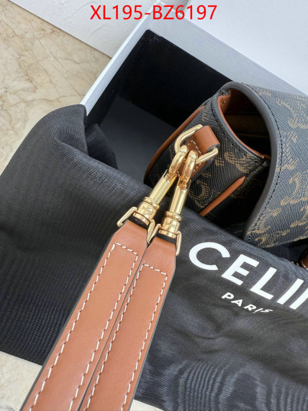 Celine Bags(TOP)-Crossbody- highest quality replica ID: BZ6197 $: 195USD,