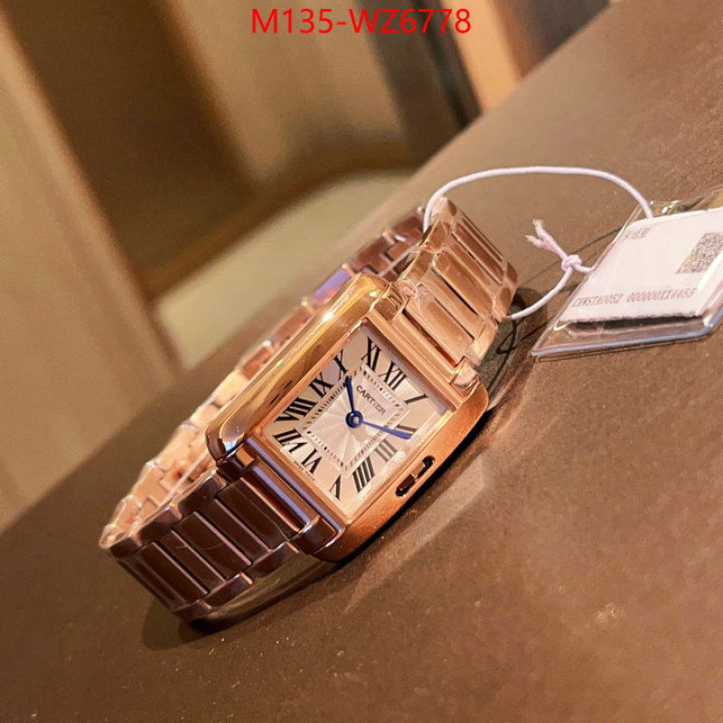 Watch(4A)-Cartier buy best quality replica ID: WZ6778 $: 135USD