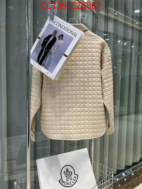 Down jacket Women-Moncler high quality replica designer ID: CZ5867 $: 139USD