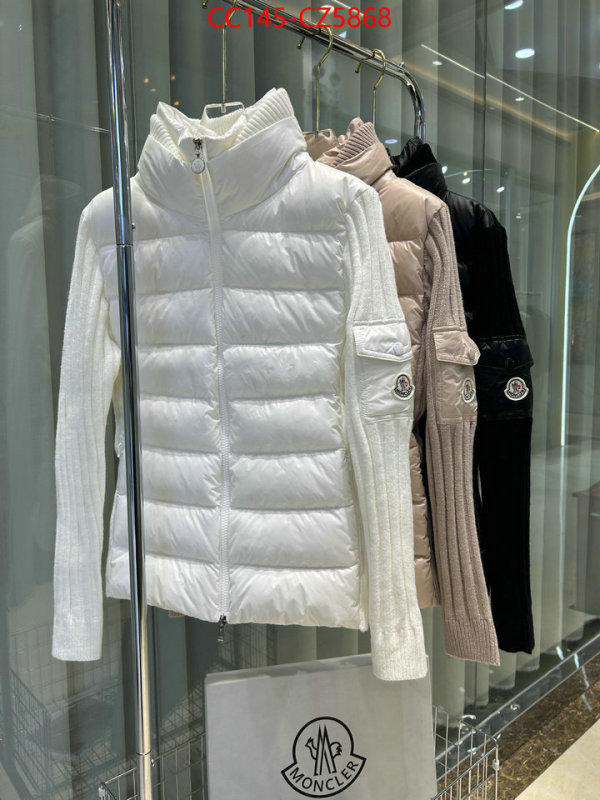 Down jacket Women-Moncler designer wholesale replica ID: CZ5868 $: 145USD