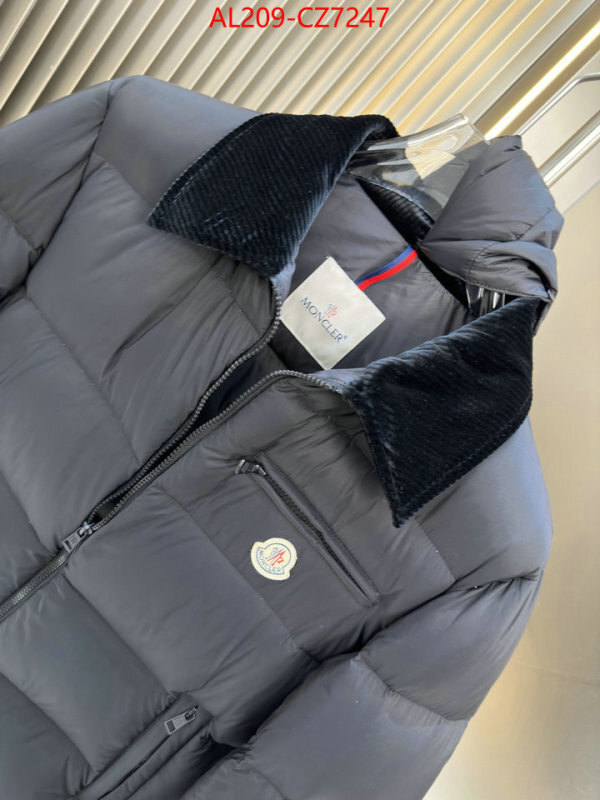 Down jacket Men-Moncler what's the best to buy replica ID: CZ7247 $: 209USD