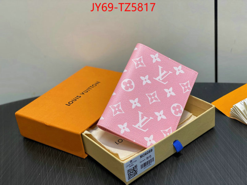 LV Bags(TOP)-Wallet designer fake ID: TZ5817 $: 69USD,