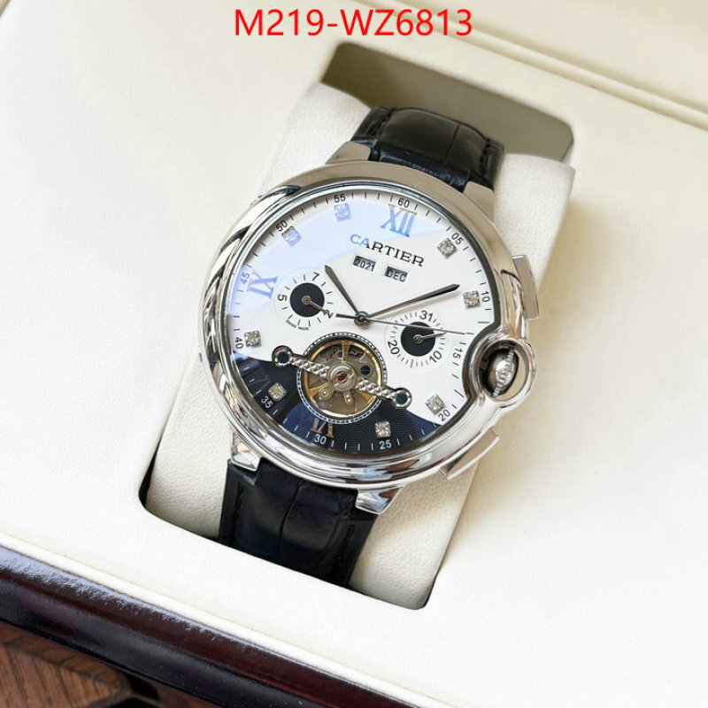Watch(TOP)-Cartier luxury cheap ID: WZ6813 $: 219USD