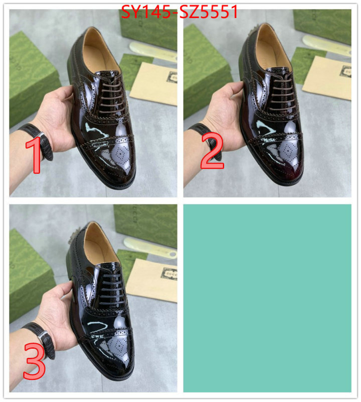 Men Shoes-Gucci best wholesale replica ID: SZ5551 $: 145USD