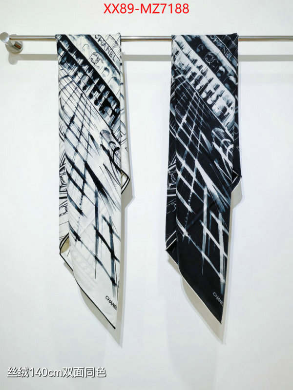 Scarf-Chanel wholesale replica shop ID: MZ7188 $: 89USD