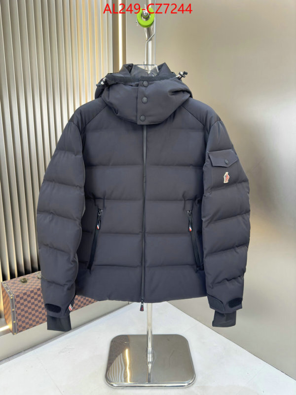 Down jacket Men-Moncler wholesale sale ID: CZ7244 $: 249USD